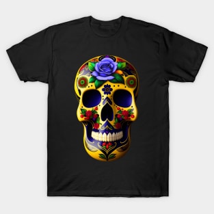 Ukrainian skull in Mexican style T-Shirt